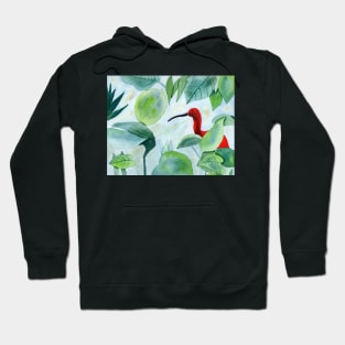 Tropical Bird with Jungle Hoodie